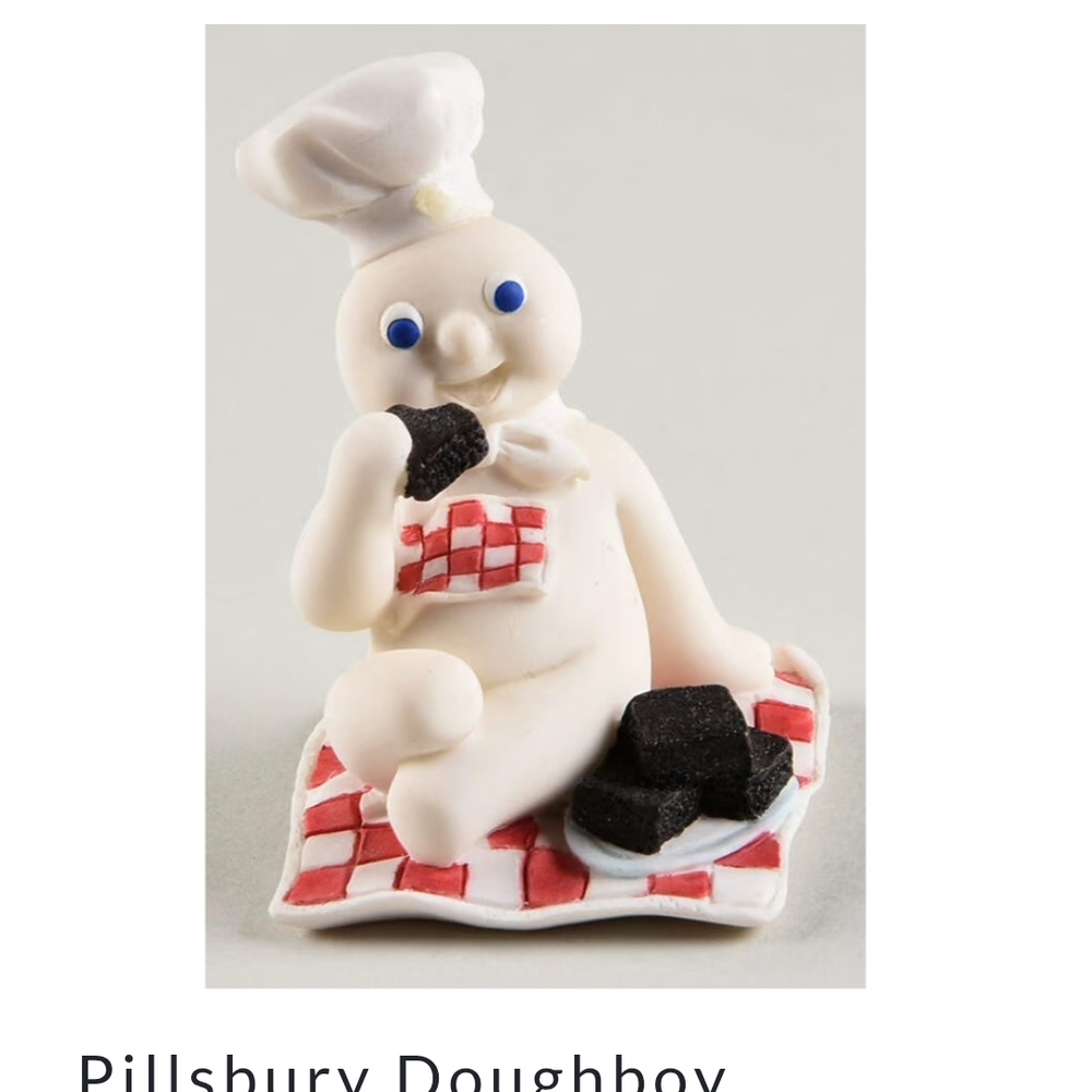Danbury Mint White and Red Pillsbury Doughboy Figurine